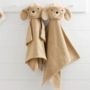 Pottery Barn Kids Labradoodle Cotton Towel Tan